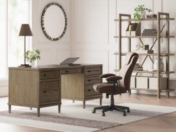 Офисный стол с полкой "Breckington"