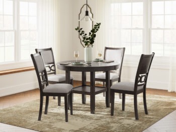 Valgomojo stalas su 4 kėdėmis “Langwest”